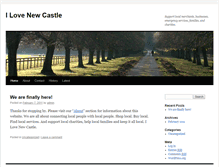 Tablet Screenshot of ilovenewcastle.com